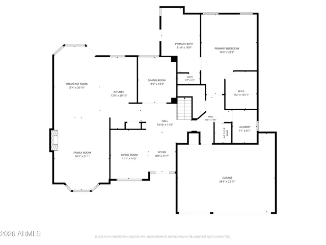 Downstairs floor plan