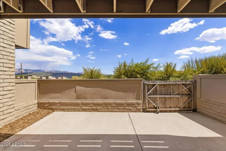 First Floor Patio off Living Room. Great for entertaining and star gazing