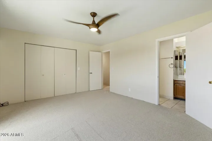 Brand new carpets in Primary Suite and Guest Bedroom. Stay comfortable year-round with nearly new Trane HeatPack (combined heating & A/C unit)