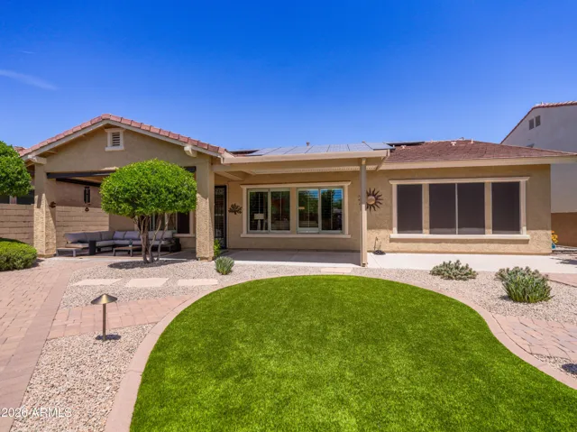Immaculately maintained backyard