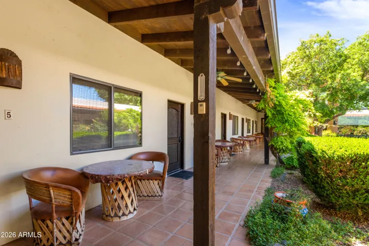 Inside courtyard pathway