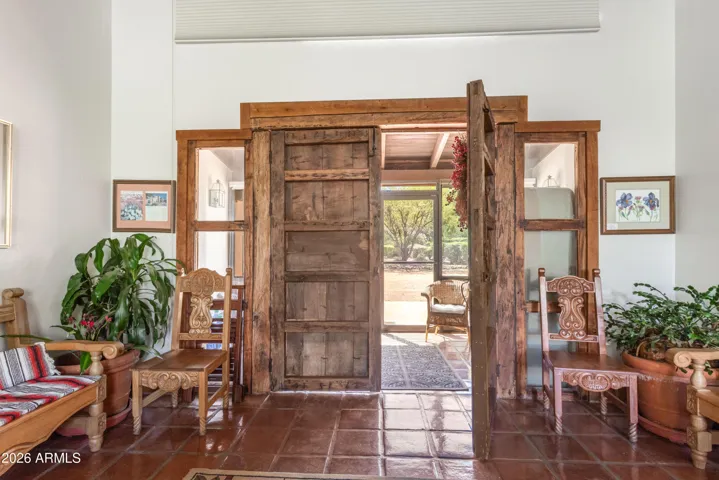 Foyer viewing front door