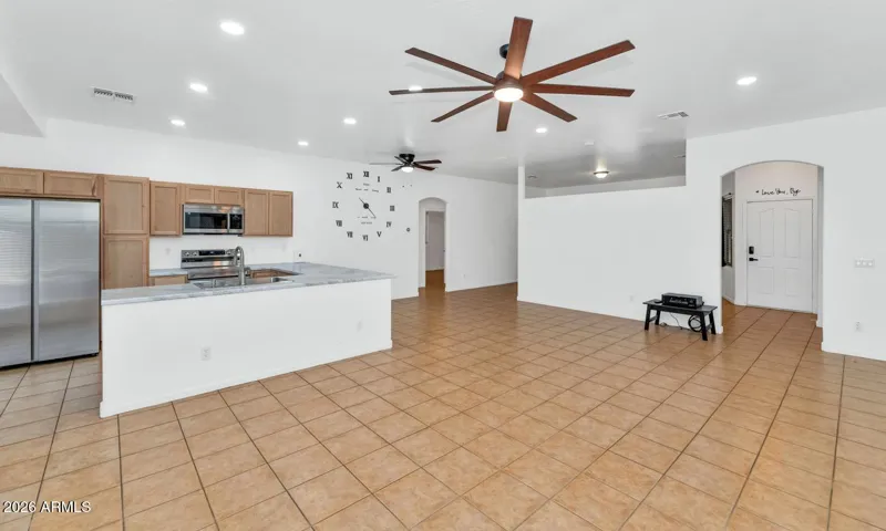 Huge great room, perfect for entertaining.