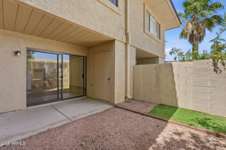 Covered patio/storage room backyard