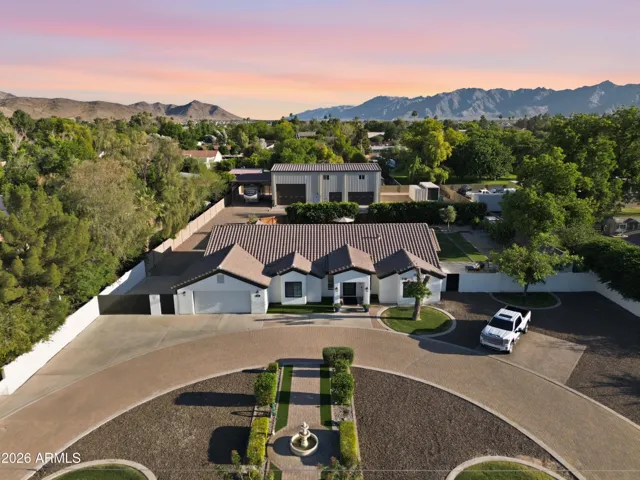 Estate with remodeled home and 2300 square foot building with mountan views
