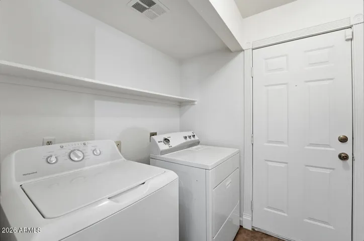 Laundry area