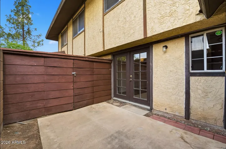 Additional storage on back patio