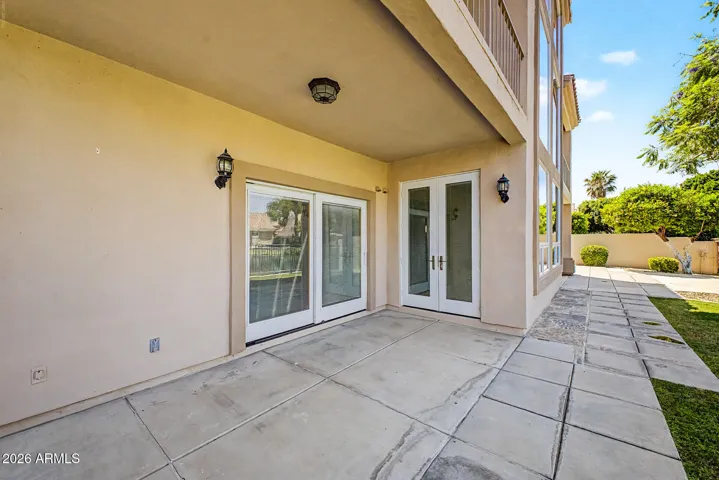 Back Covered Patio - East Facing