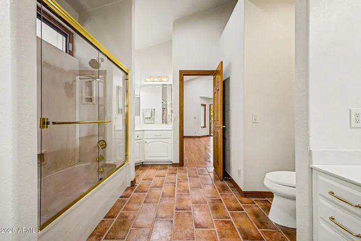 Fresh Interior Paint | Updated Lighting over Vanities