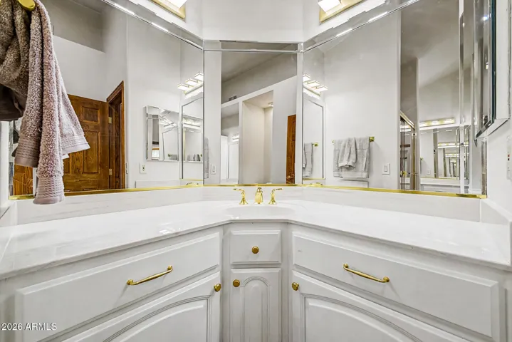 Dual Comfort-Height Vanities | 2026 Refinished Cabinetry with updated Hardware and Soft-close Hinges