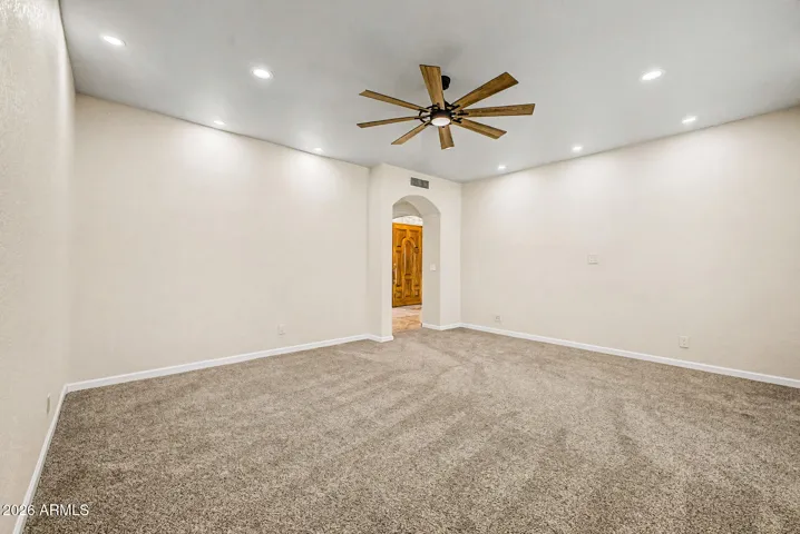 2026 Carpet | Baseboards | Ceiling Fan | recessed LED lighting