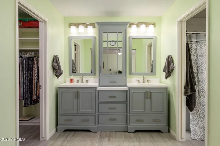Primary suite remodeled Bathroom vanity area