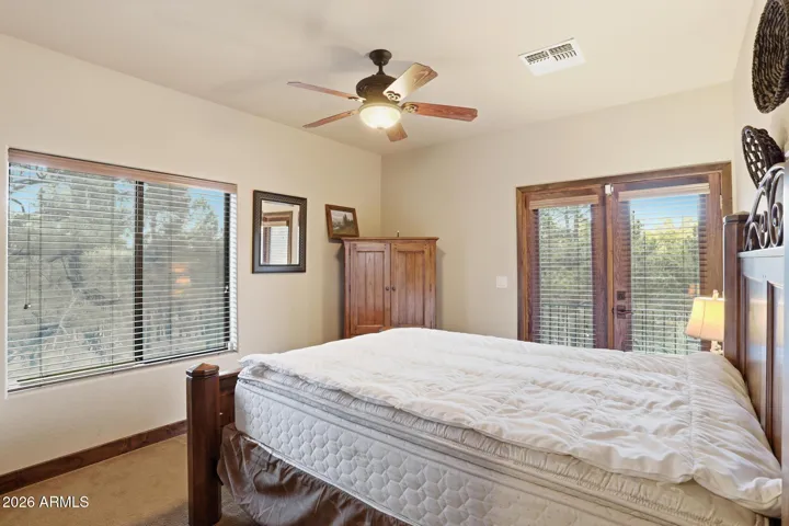 Large windows to let in the natural light....this also has a deck