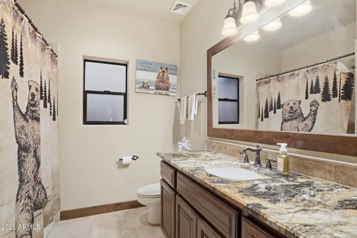 Full bath for guests upstairs