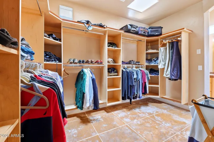 Primary closet