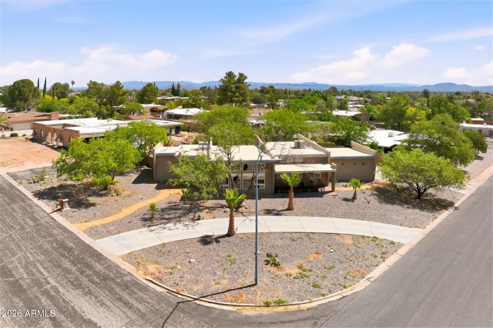 Aerial of front
