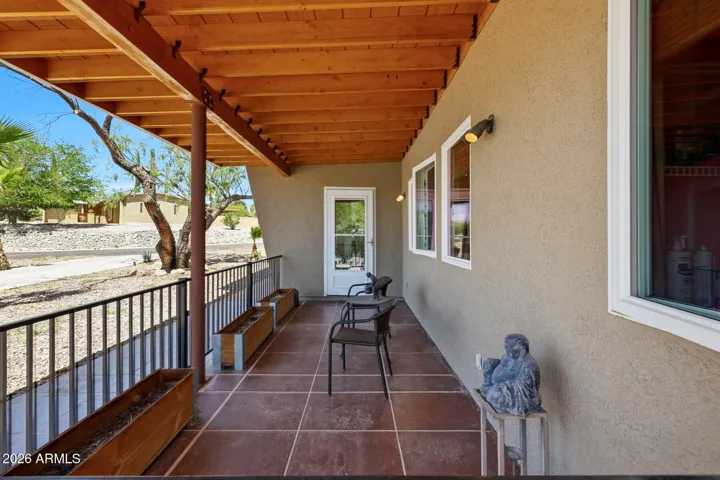 Front covered patio