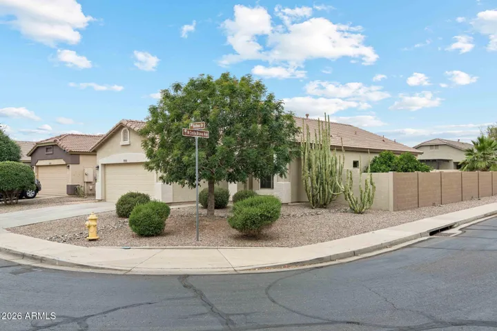 Beautiful corner lot and steps from the walking path and mailboxes. All in a sweet quiet neighborhood. Also - Newly painted garage walls and ceiling.