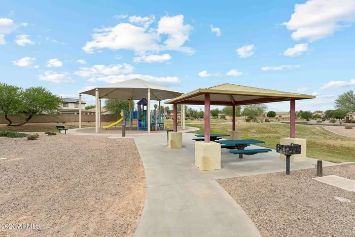 One of three community areas in walking distance with children playgrounds, picnic areas, and open grassy areas.
