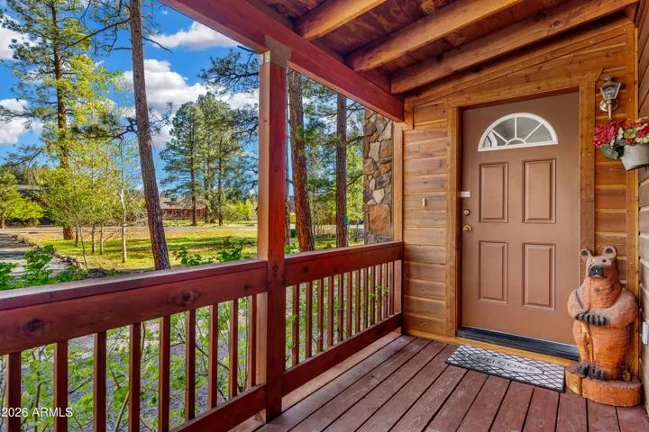 Front door deck entrance