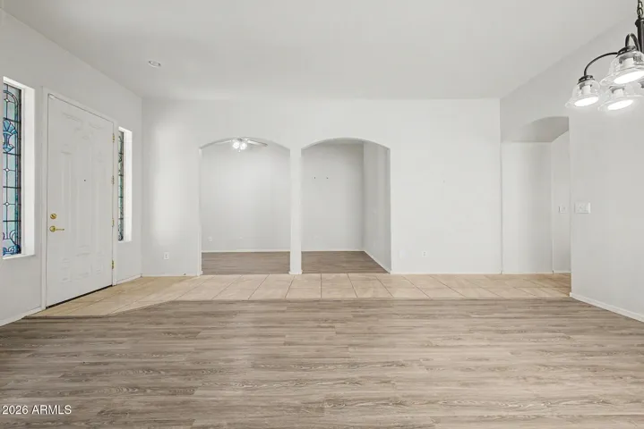 Looking at the Office/Den and front door
