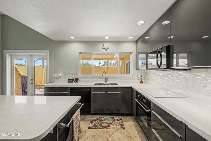 OPEN + REMODELED KITCHEN + QUARTZ ISLAND