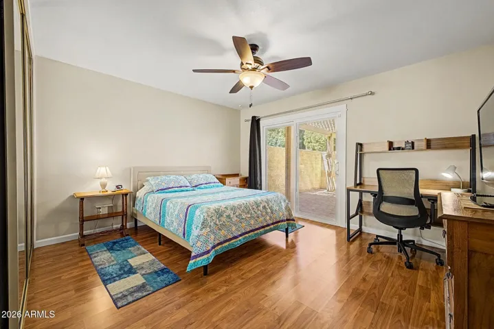 BEDROOM TWO + PRIVATE EXIT + PATIO