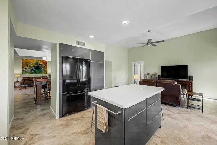 REMODELED KITCHEN + QUARTZ + ISLAND STORAGE