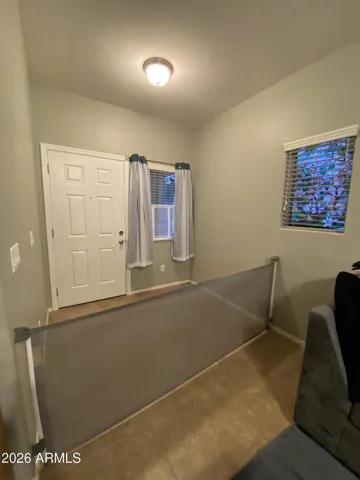 Front Entry With Retractable Safety Gate