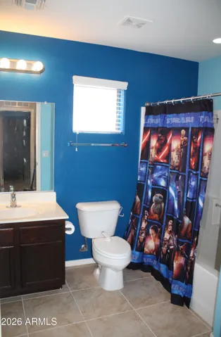 Spacious Secondary Bath