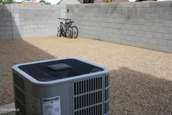 New HVAC and Low Maintenance Back Yard