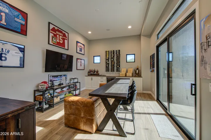 Formal Dining Converted to Media Room