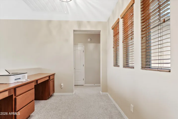 Upstairs built-in desk/work station