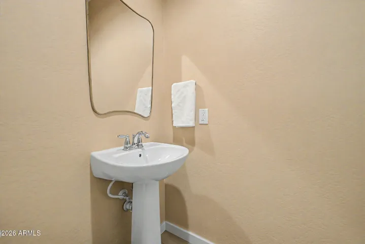 Downstairs half bath