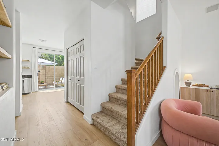 Stairs to second story