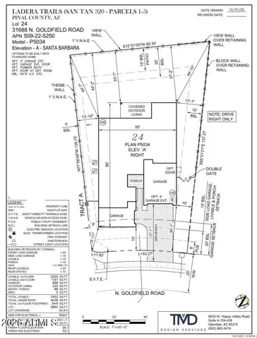 31688 N Goldfield Road Preliminary Plot Plan