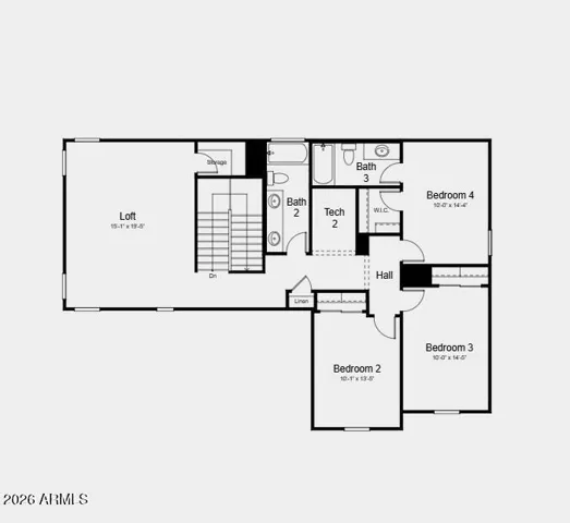 Additional Highlights Include: Gourmet kitchen, multi-slider at great room, powder room in place of tech, shower at bath 4, 4' garage extension, garage service door, and double gate in place of standard.