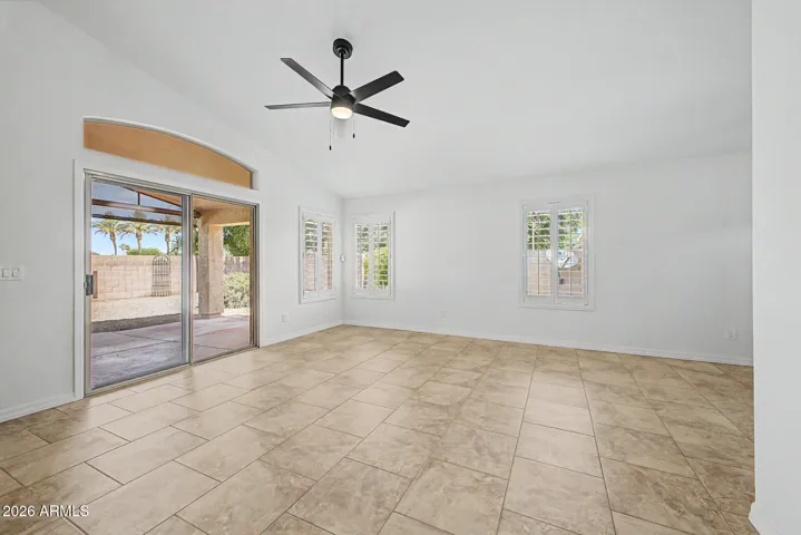 Fresh interior paint & ceiling fans