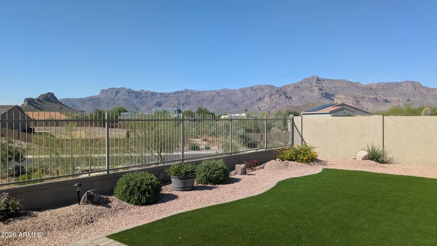 From our cell phone in the backyard
