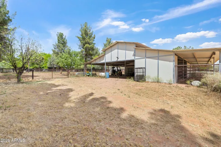 Back side of Barn