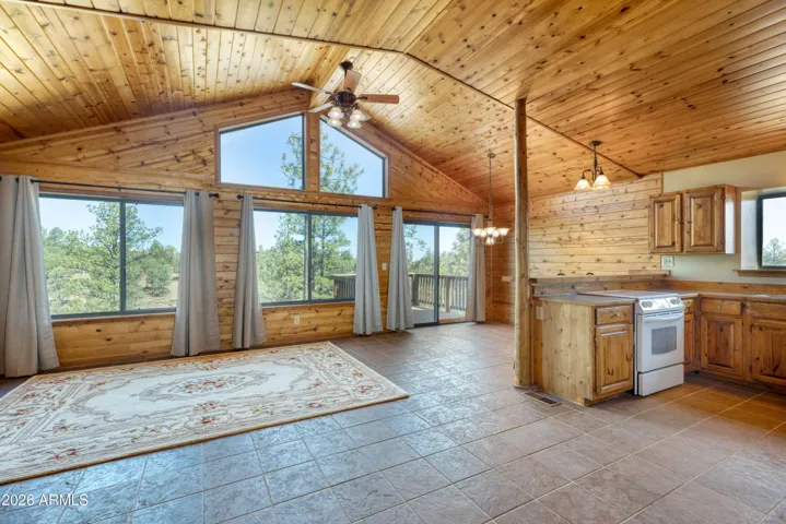 Spacious & open Great Room/Kitchen w/ gorgeous views!