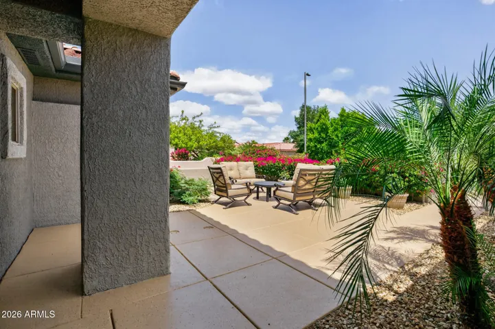 Private Front Patio