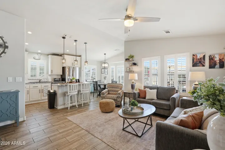 Spacious great room design