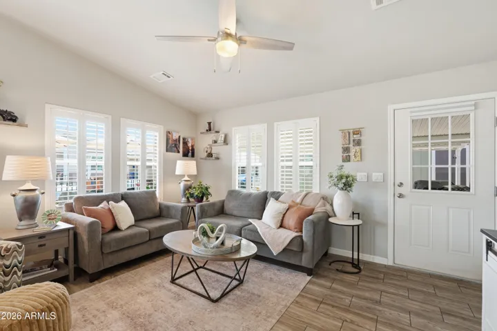 Tastefully furnished living room