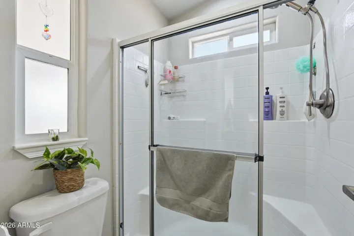 Walk-in shower in Primary bedroom