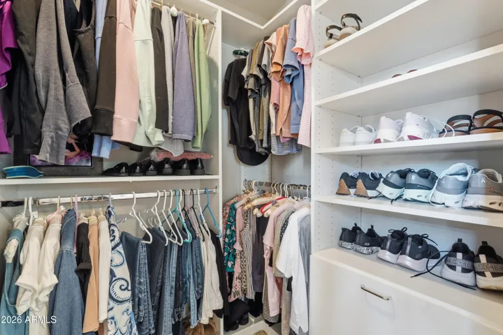 Custom Closets Build in Primary Closet