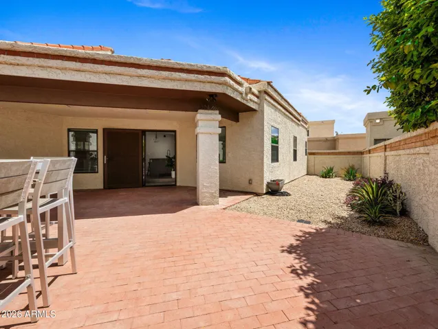 Space on both sides of the house!