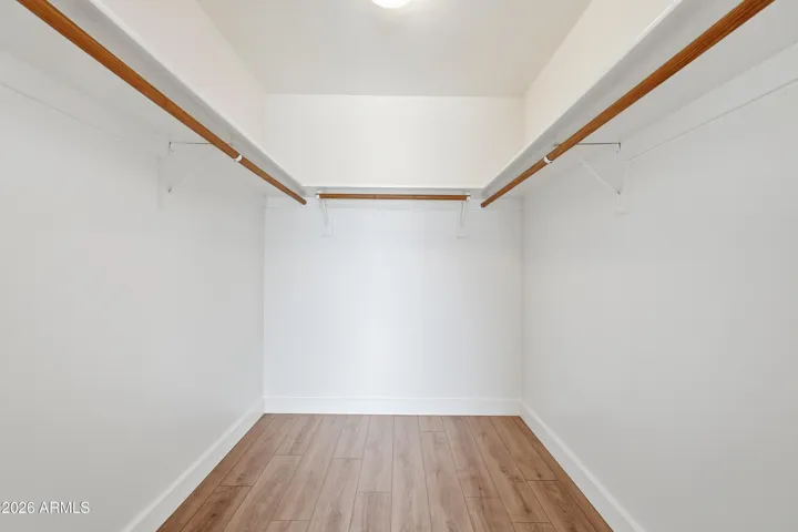 Primary walk-in closet