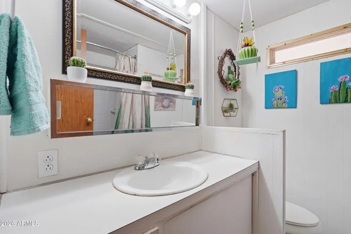 Full bath with newer shower