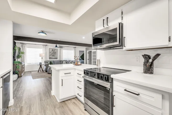 Kitchen with newer appliances